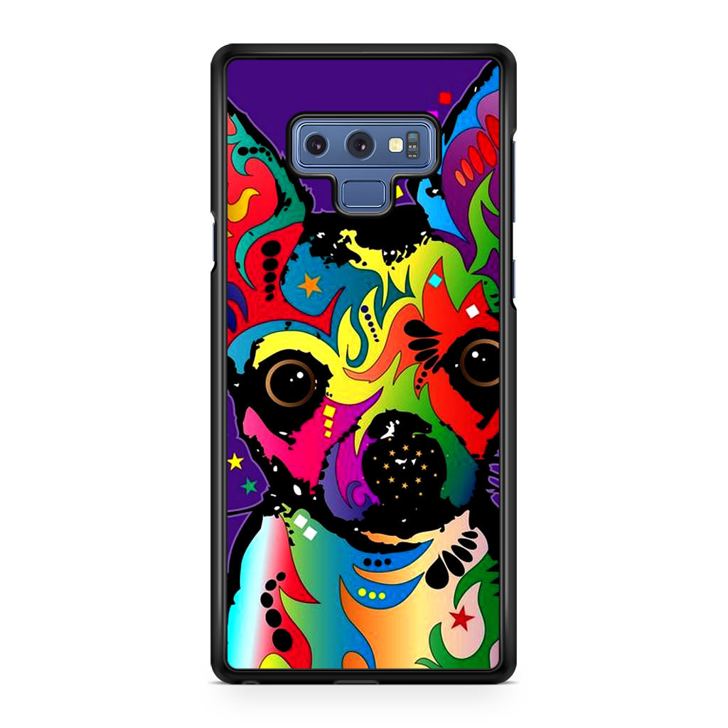 Colorful Chihuahua Galaxy Note 9 Case