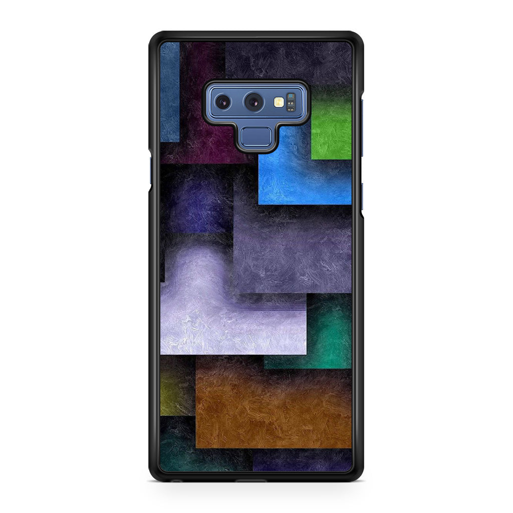 Colorful Rectangel Art Galaxy Note 9 Case