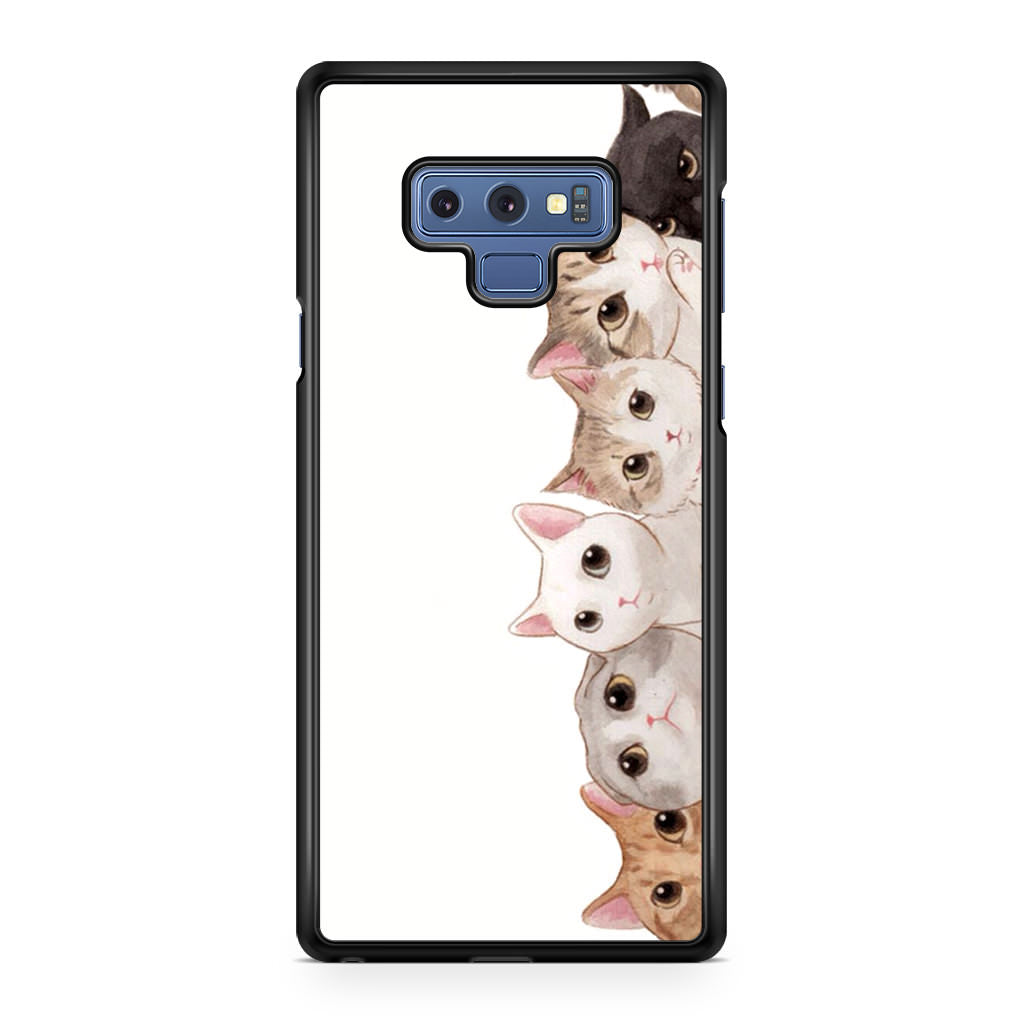 Cute Cats Vertical Galaxy Note 9 Case