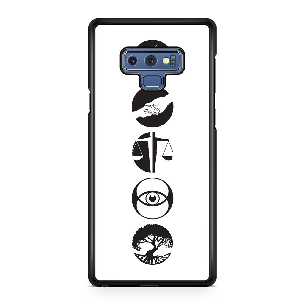 Divergent Factions Galaxy Note 9 Case