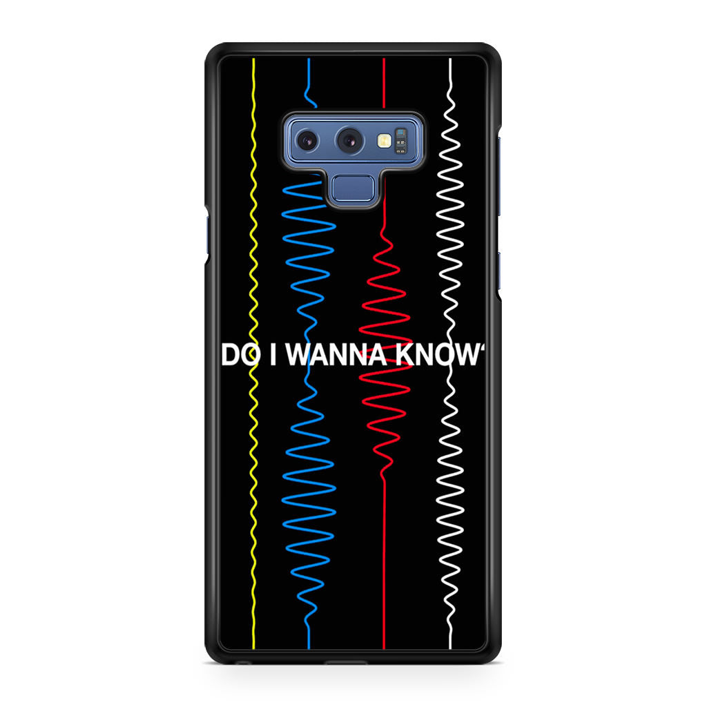 Do I Wanna Know Four Strings Galaxy Note 9 Case