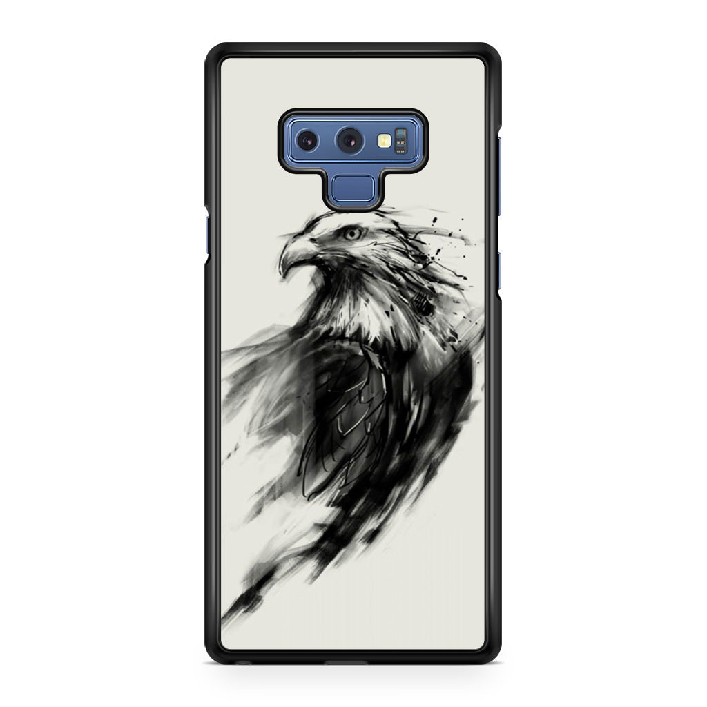 Eagle Art Black Ink Galaxy Note 9 Case