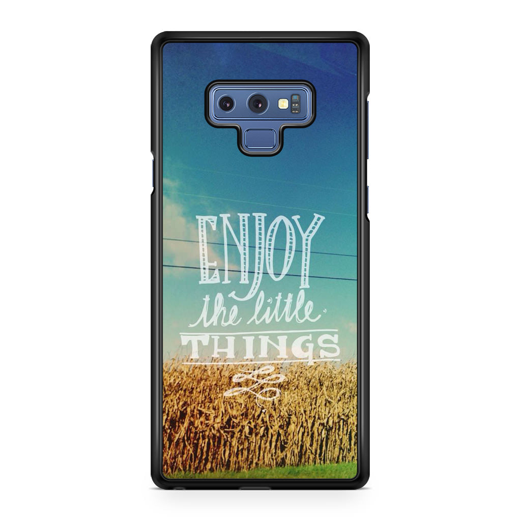 Enjoy The Little Things Galaxy Note 9 Case