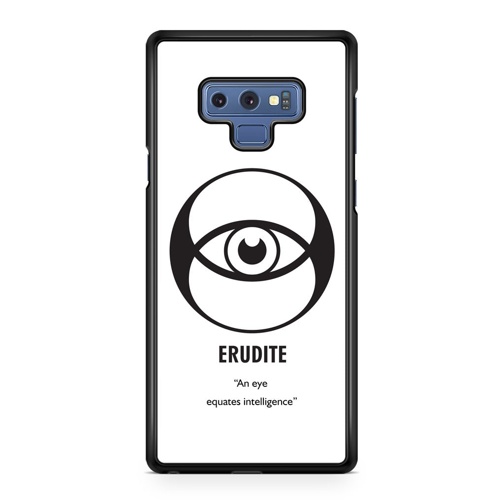 Erudite Divergent Faction Galaxy Note 9 Case