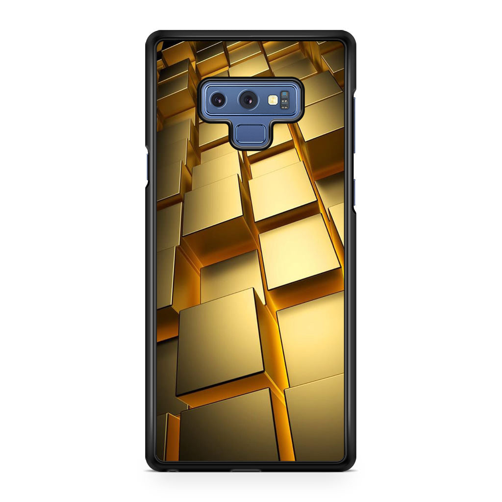 Golden Cubes Galaxy Note 9 Case