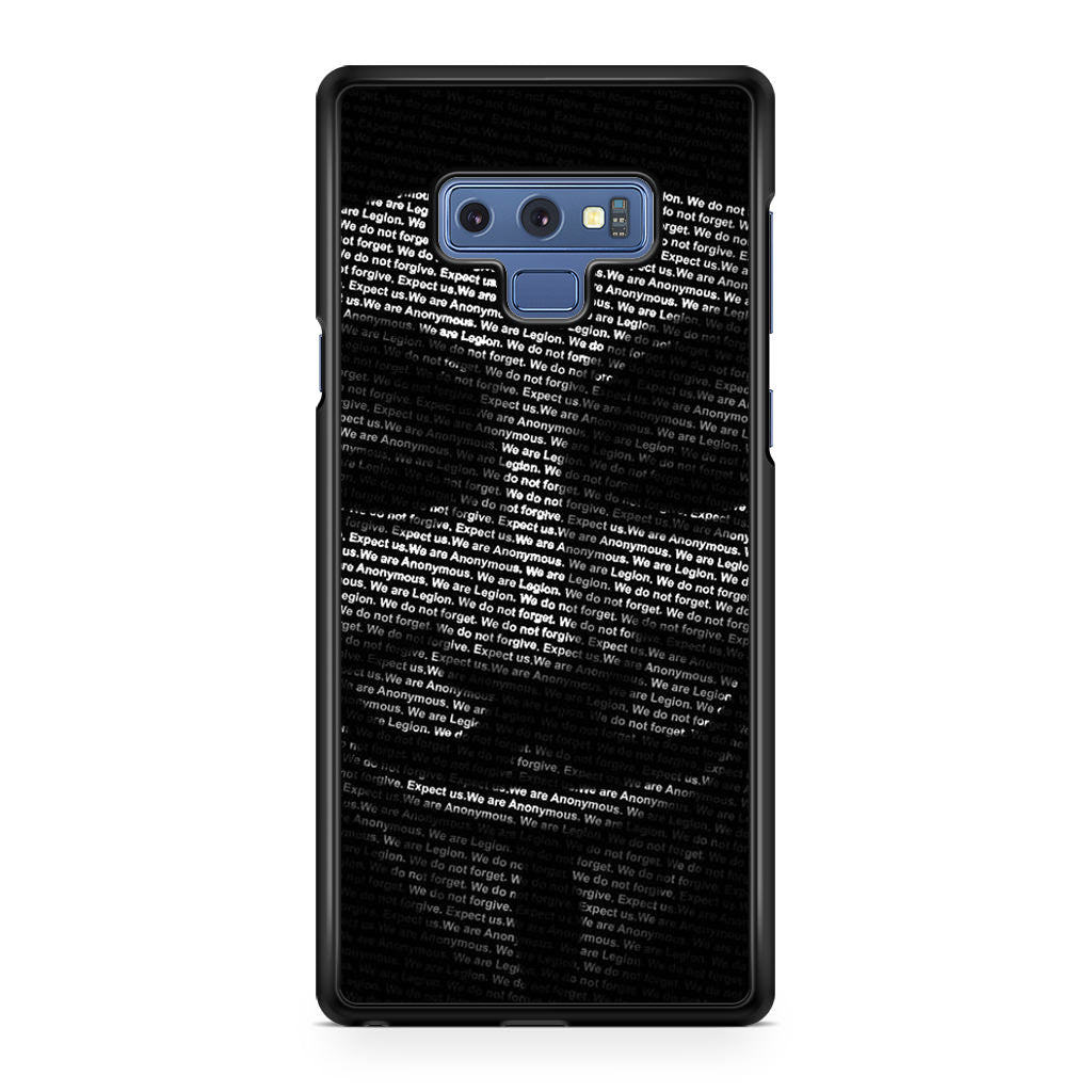 Guy Fawkes Mask Anonymous Galaxy Note 9 Case