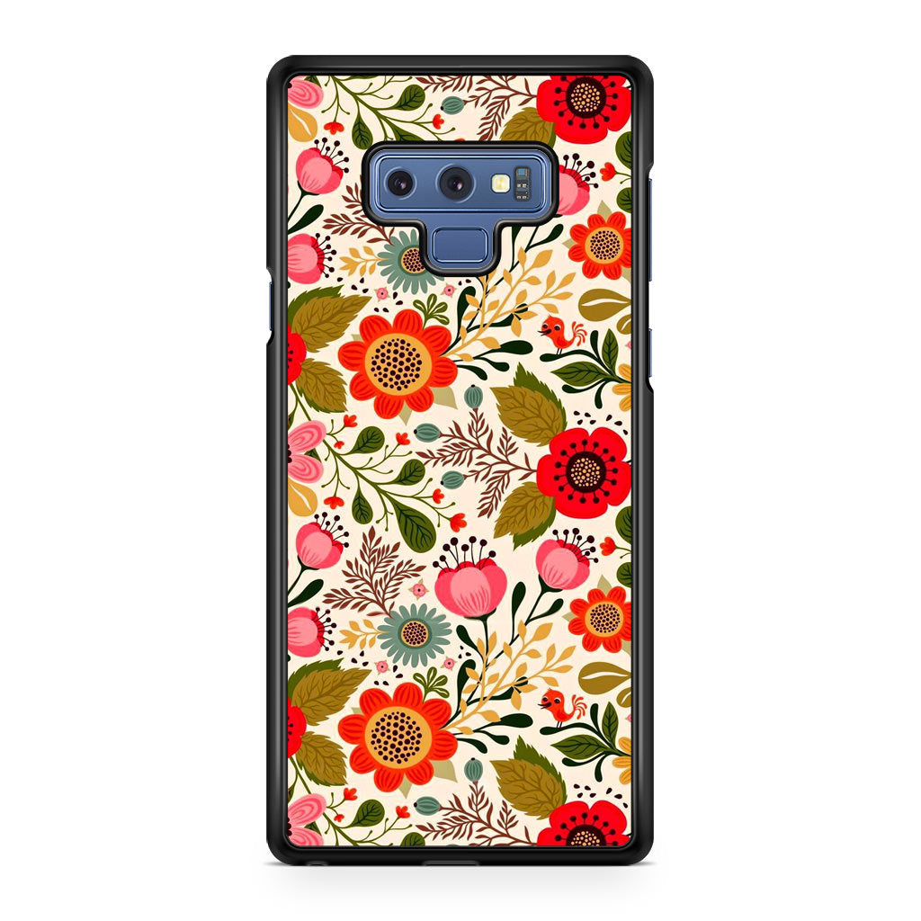 Hello Spring Pattern Galaxy Note 9 Case