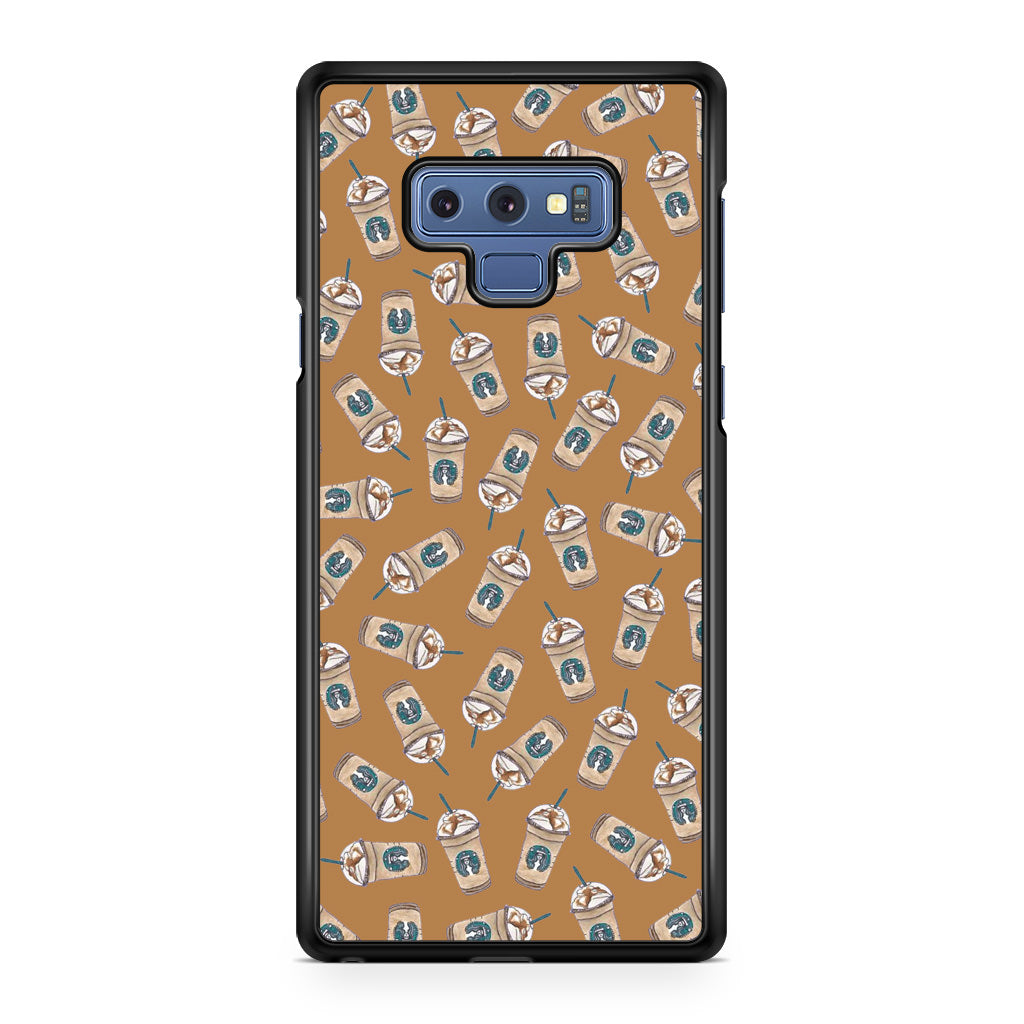 Iced Cappuccinos Lover Pattern Galaxy Note 9 Case