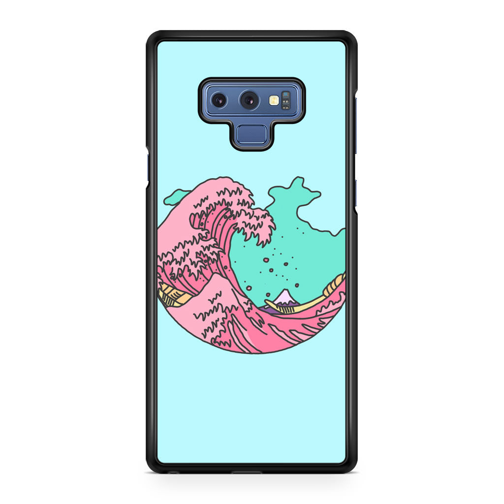 Japanese Pastel Wave Galaxy Note 9 Case