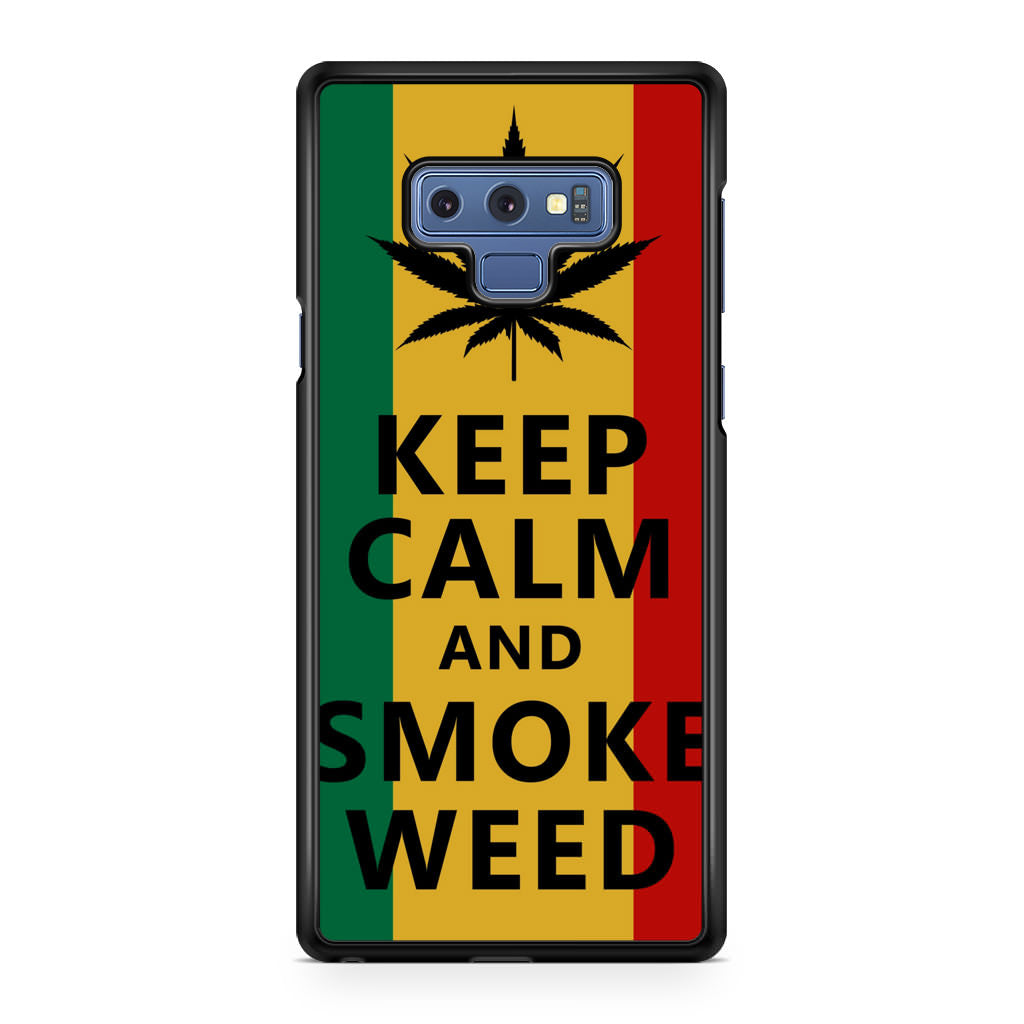 Keep Calm And Smoke Weed Galaxy Note 9 Case