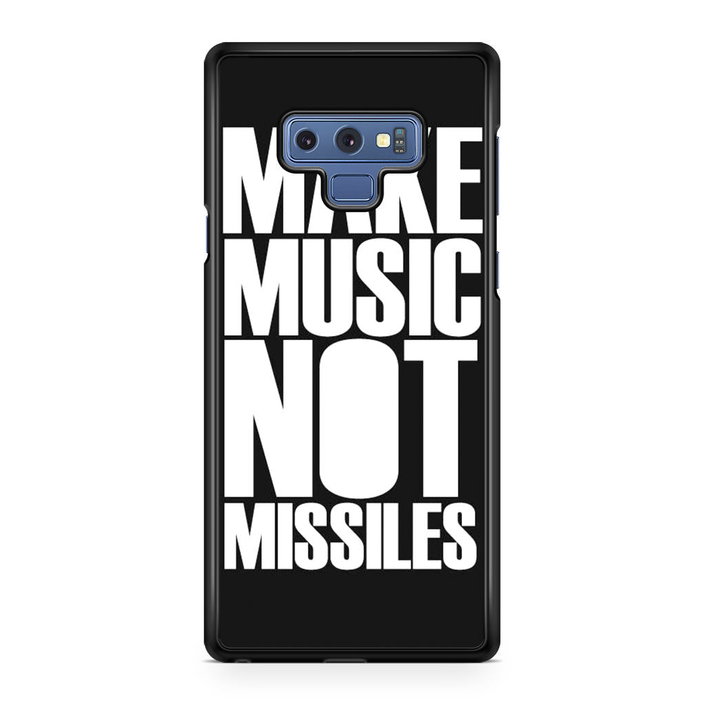 Make Music Not Missiles Galaxy Note 9 Case