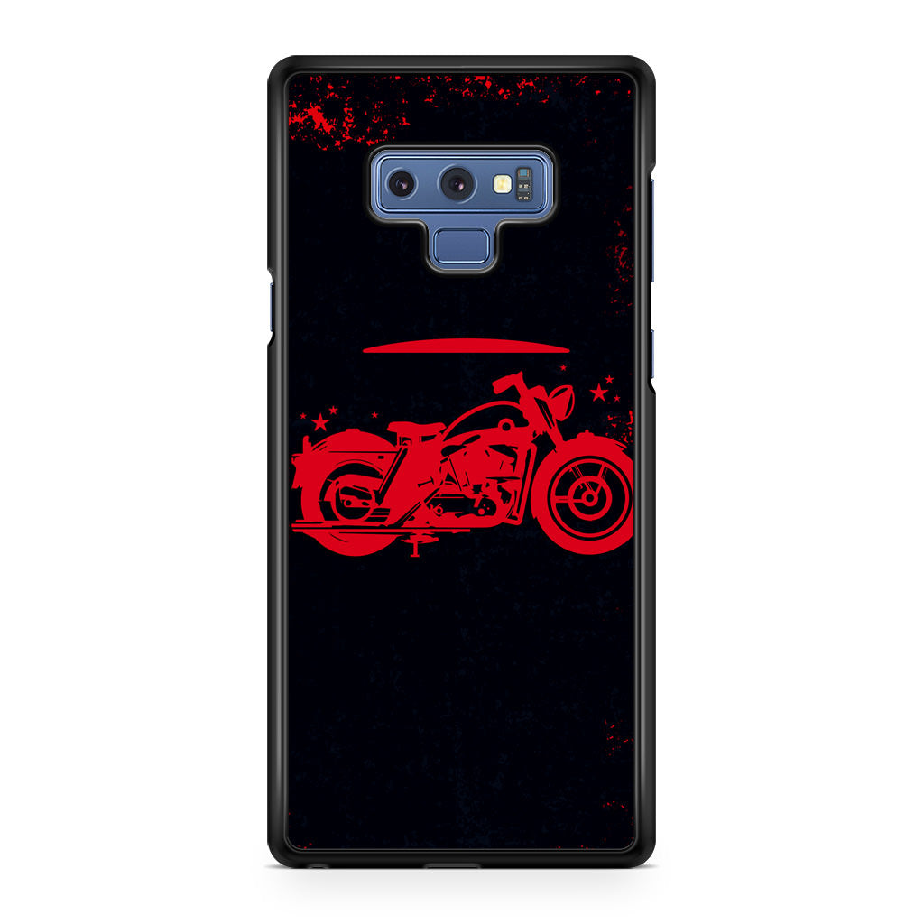 Motorcycle Red Art Galaxy Note 9 Case