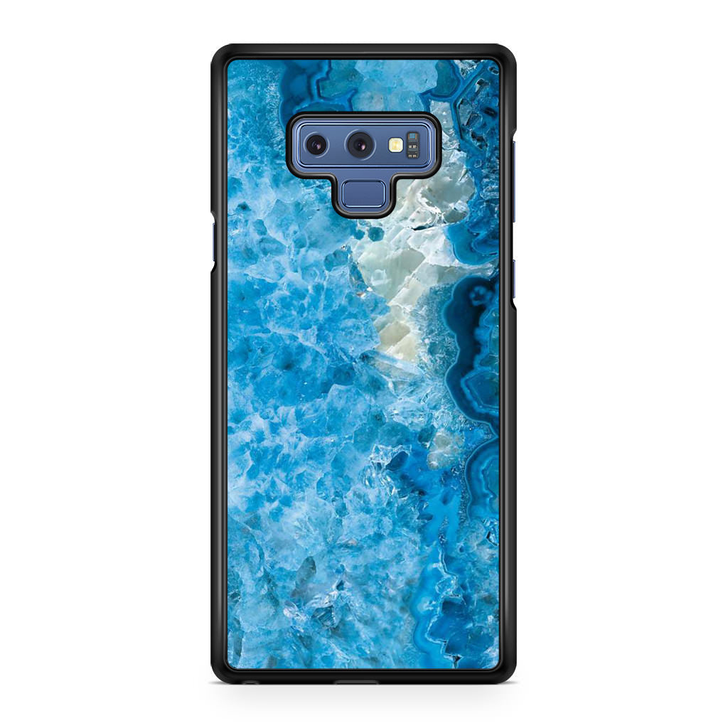 Navy Blue Marble Galaxy Note 9 Case