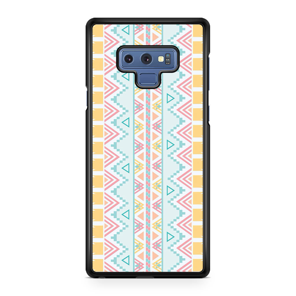 Peach Aztec Pattern Galaxy Note 9 Case