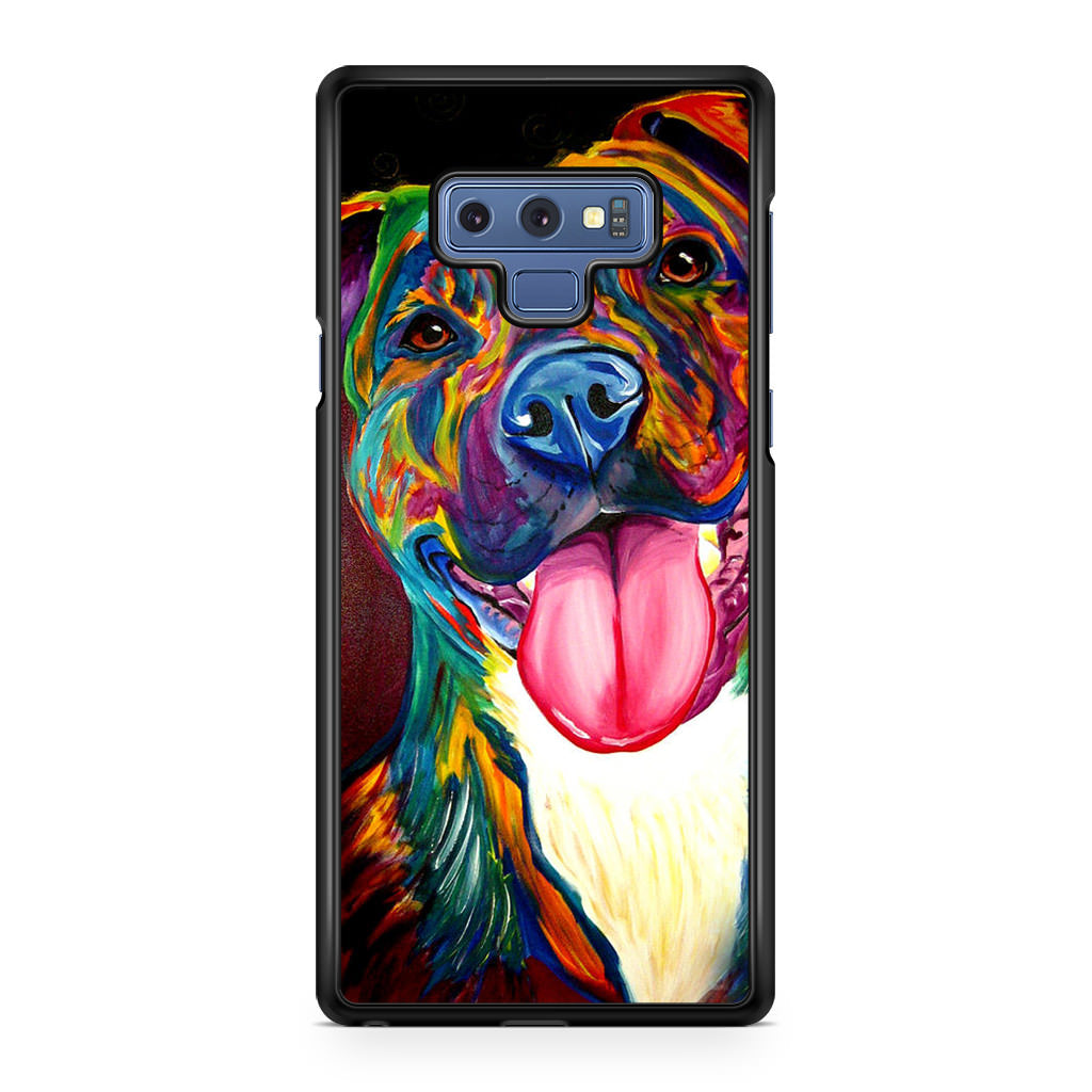 Pitbull Painting Art Galaxy Note 9 Case