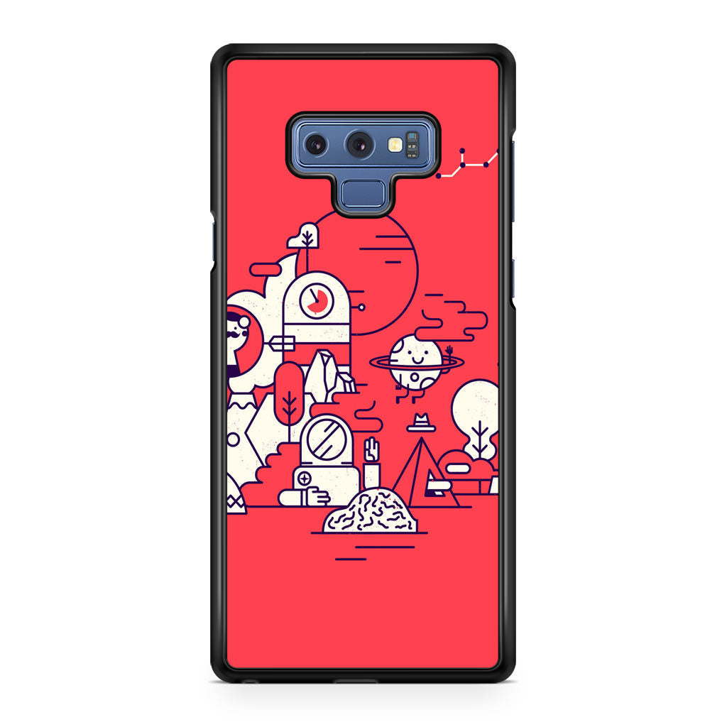 Red Planet Galaxy Note 9 Case
