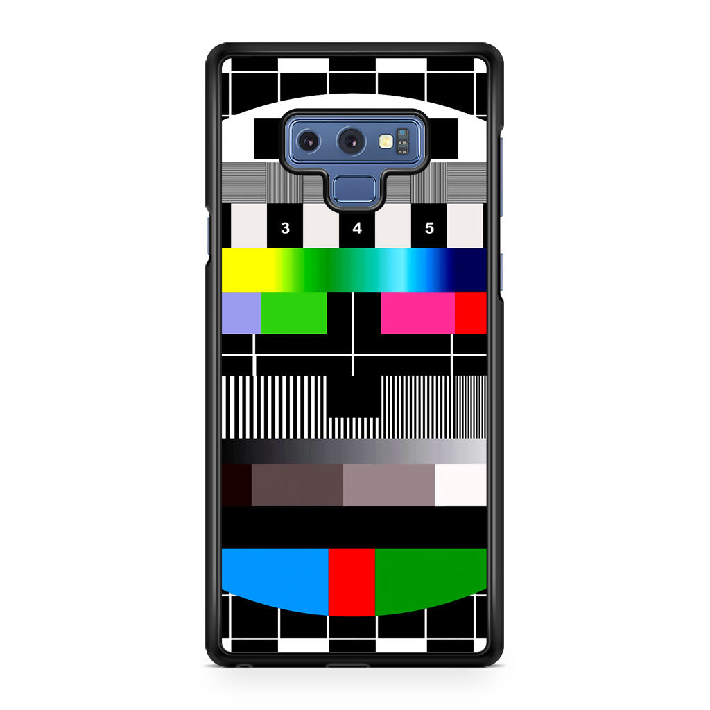 Scheme Pause TV Colorful Mesh Galaxy Note 9 Case