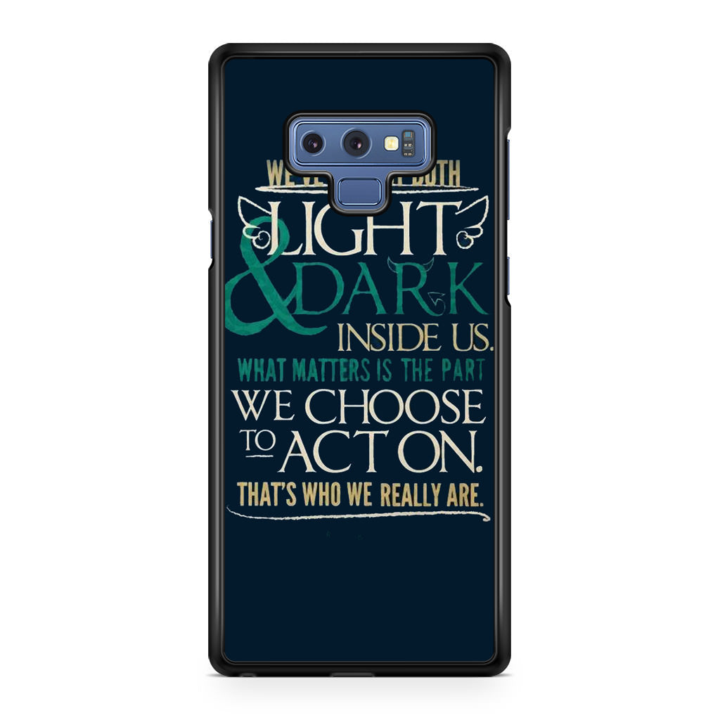 Sirius Black Quotes Galaxy Note 9 Case