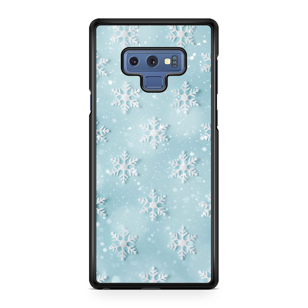 Snowflakes Pattern Galaxy Note 9 Case