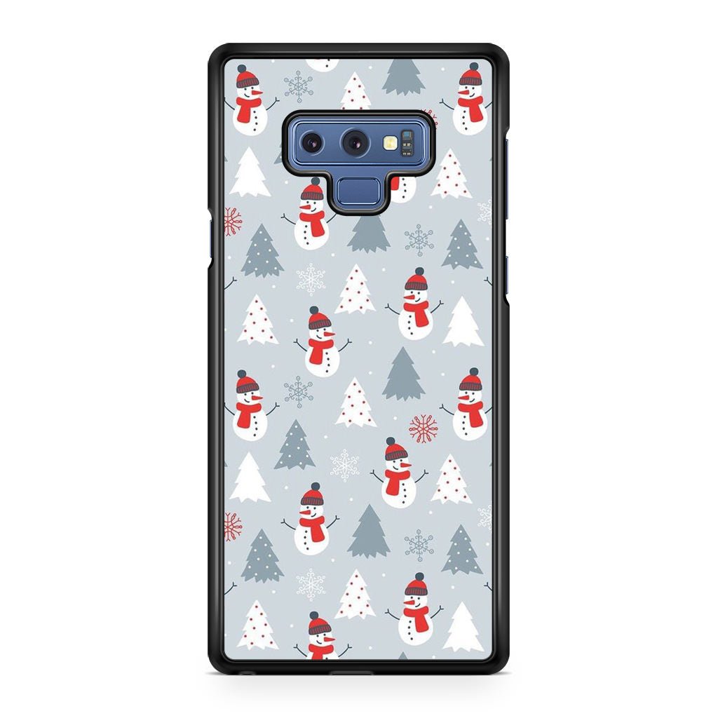 Snowmans Pattern Galaxy Note 9 Case