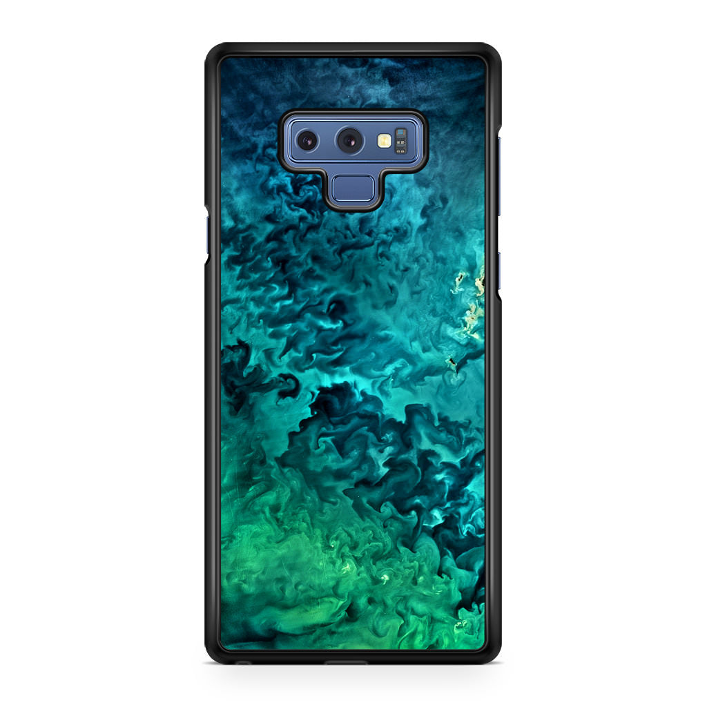 Swirls In The Yellow Sea Galaxy Note 9 Case