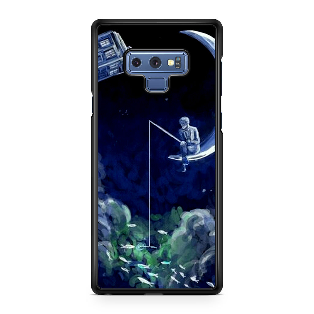 Tardis Walking To The Moon Galaxy Note 9 Case