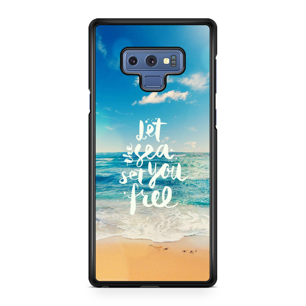 The Sea Set You Free Galaxy Note 9 Case