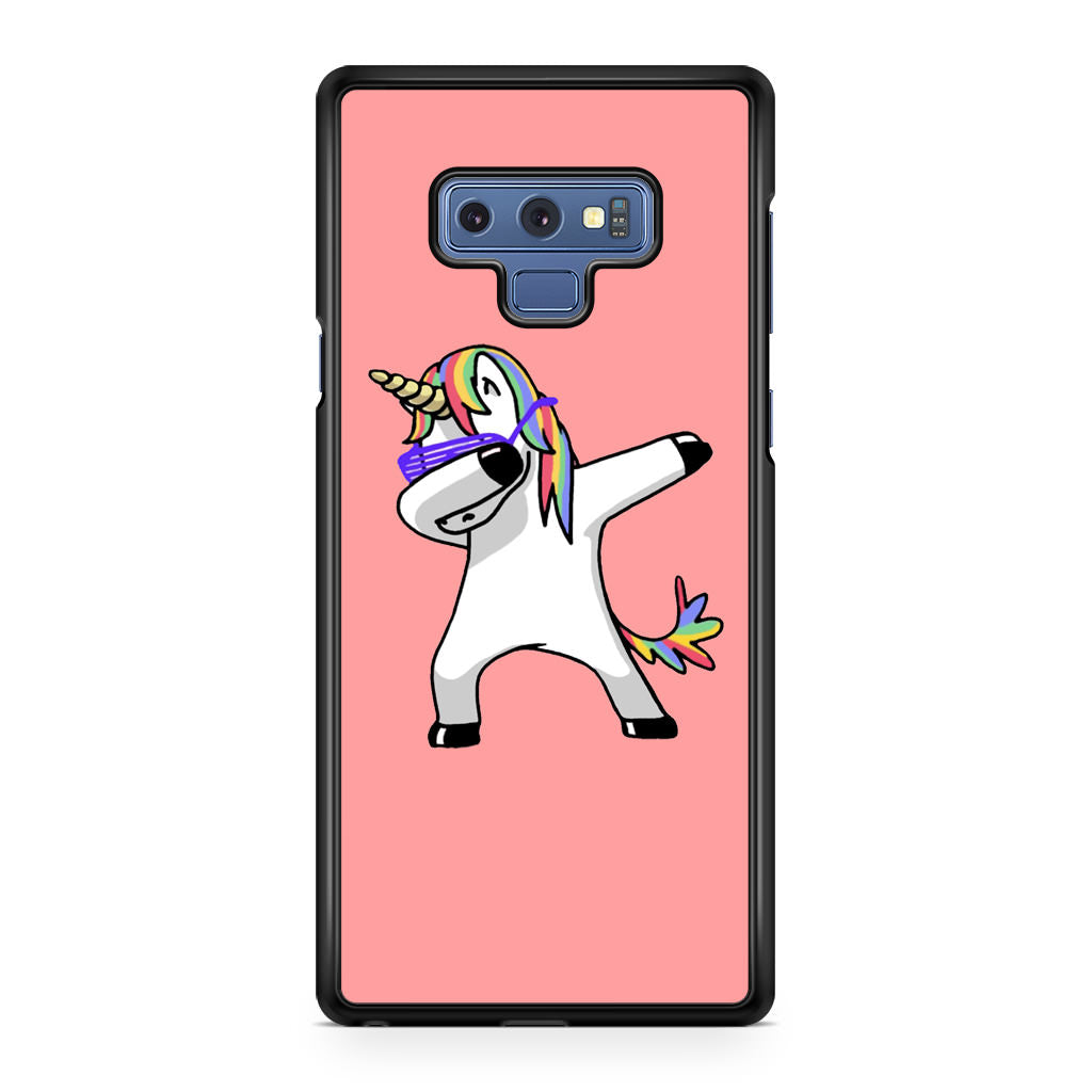 Unicorn Dabbing Pink Galaxy Note 9 Case