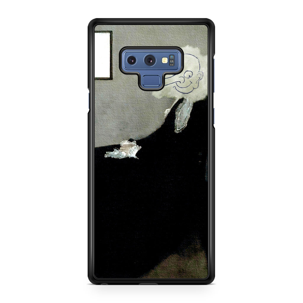 Whistler's Mother by Mr. Bean Galaxy Note 9 Case