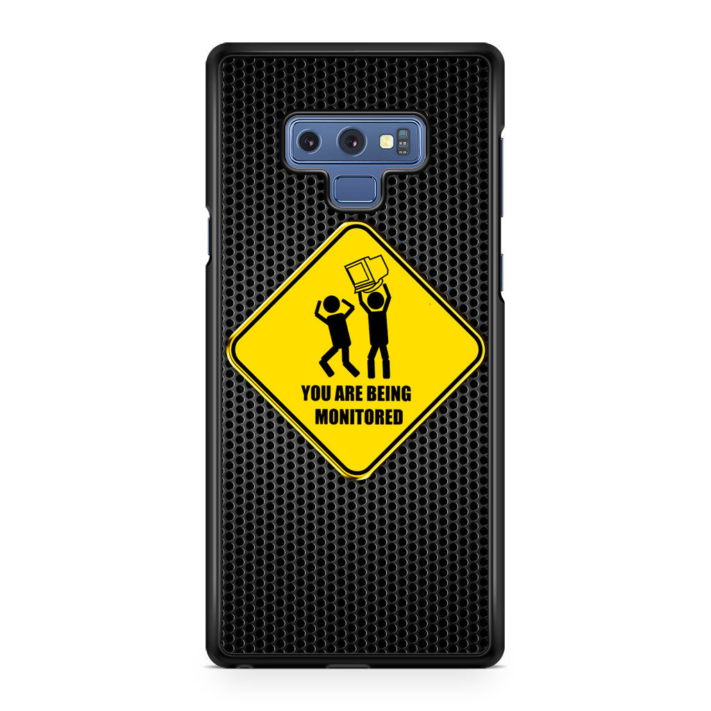 You Are Being Monitored Galaxy Note 9 Case