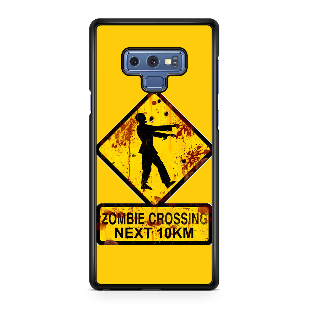 Zombie Crossing Sign Galaxy Note 9 Case