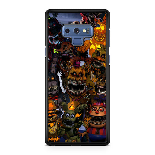 Five Nights at Freddy's Scary Characters Galaxy Note 9 Case