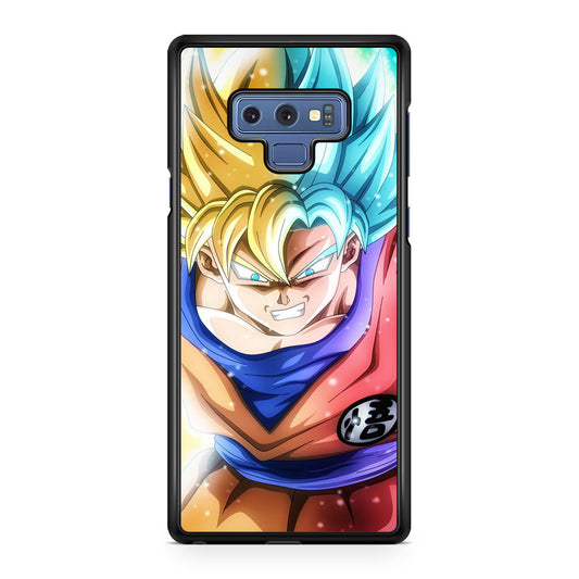 Goku SSJ 1 to SSJ Blue Galaxy Note 9 Case