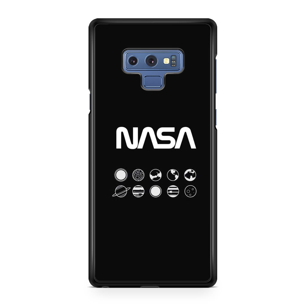 NASA Minimalist Galaxy Note 9 Case