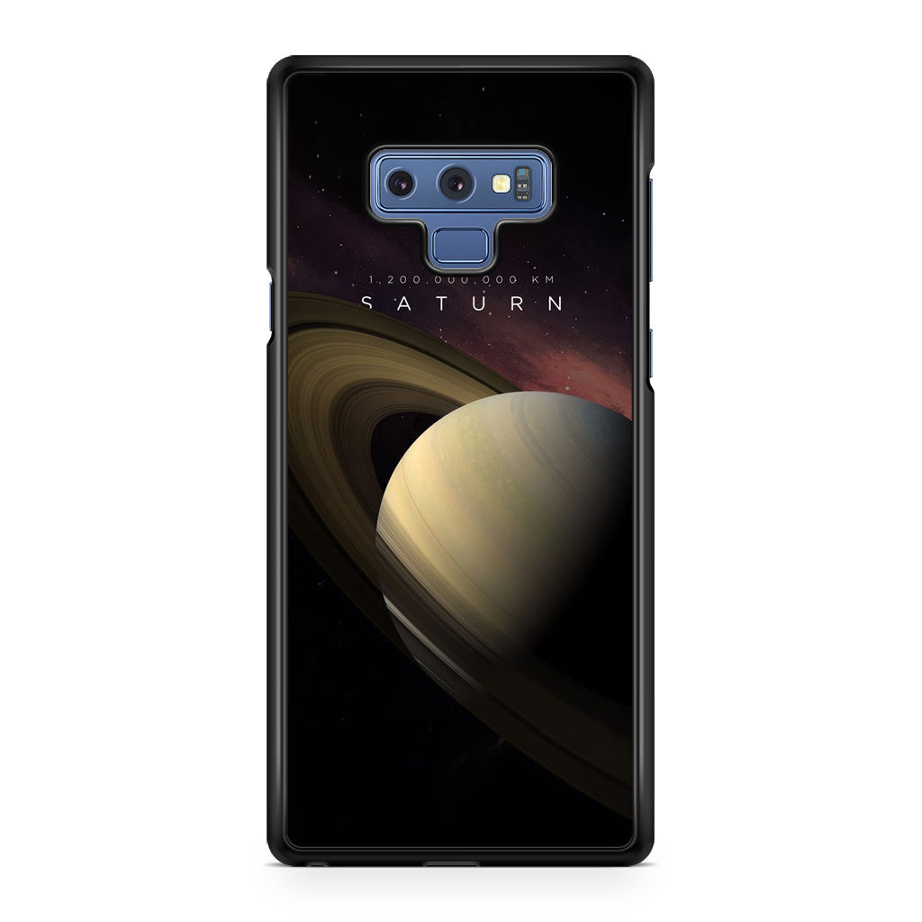 Planet Saturn Galaxy Note 9 Case