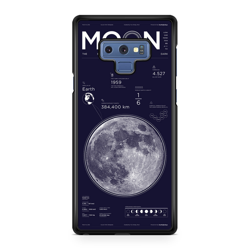 The Moon Galaxy Note 9 Case