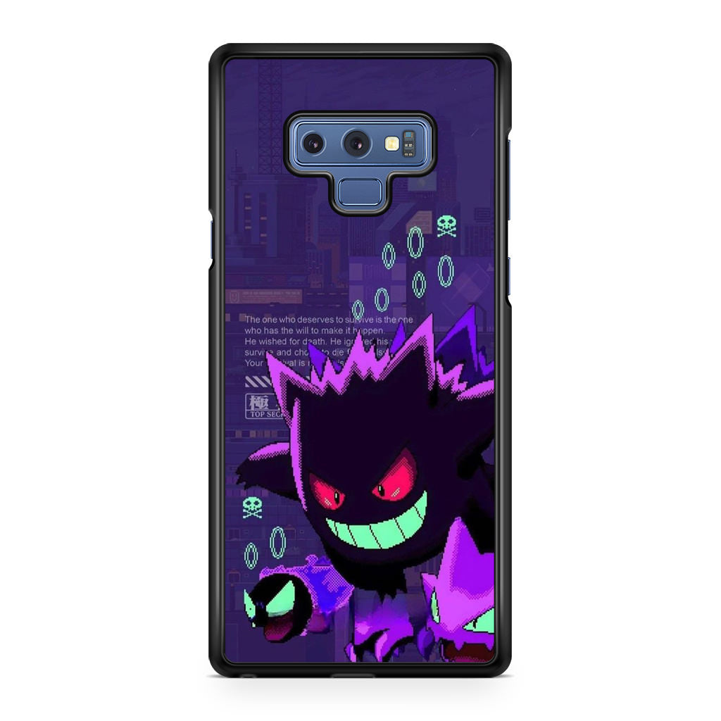 Gengar Pixel Art Galaxy Note 9 Case