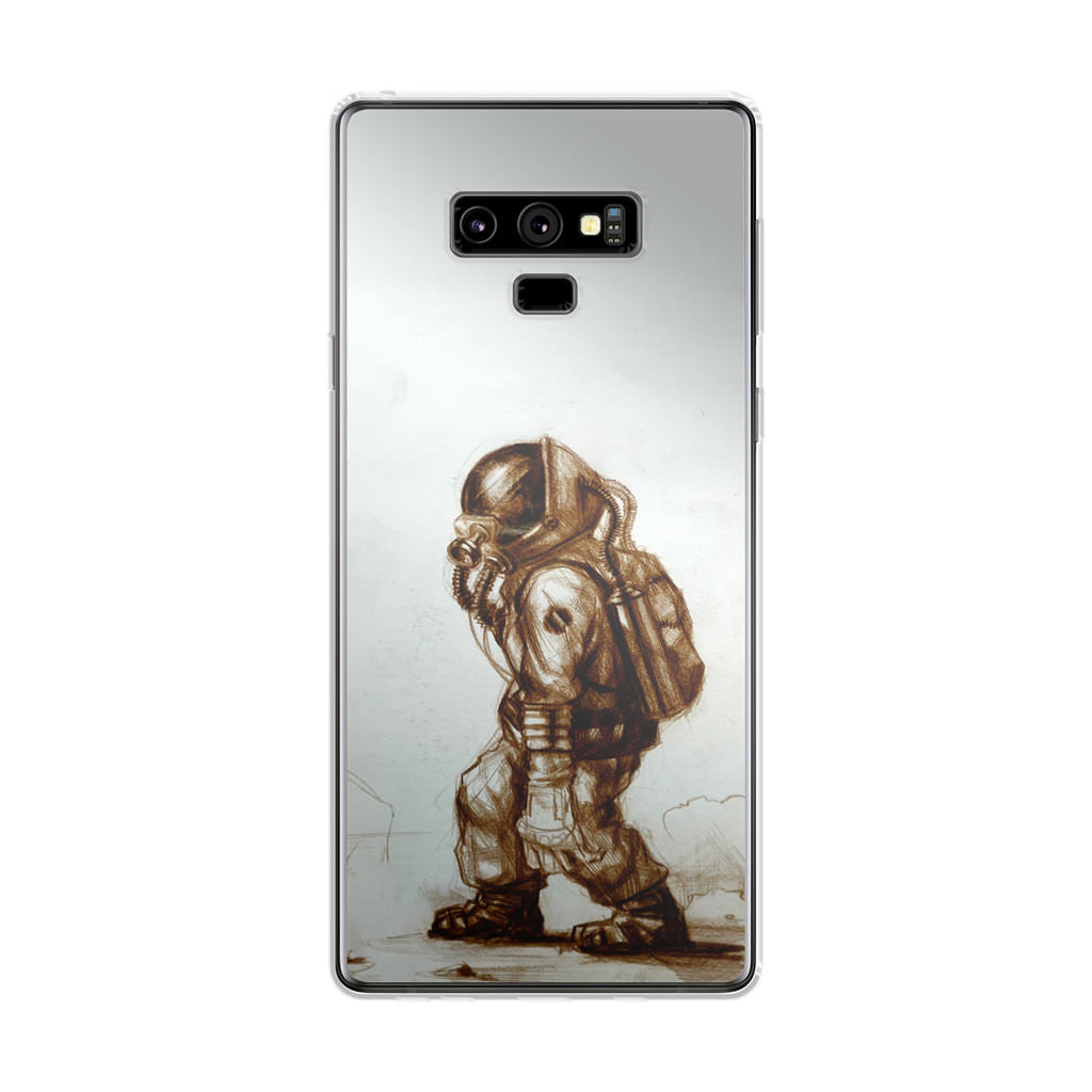 Astronaut Heavy Walk Galaxy Note 9 Case