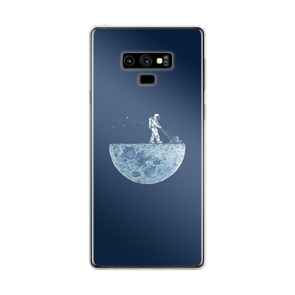 Astronaut Mowing The Moon Galaxy Note 9 Case