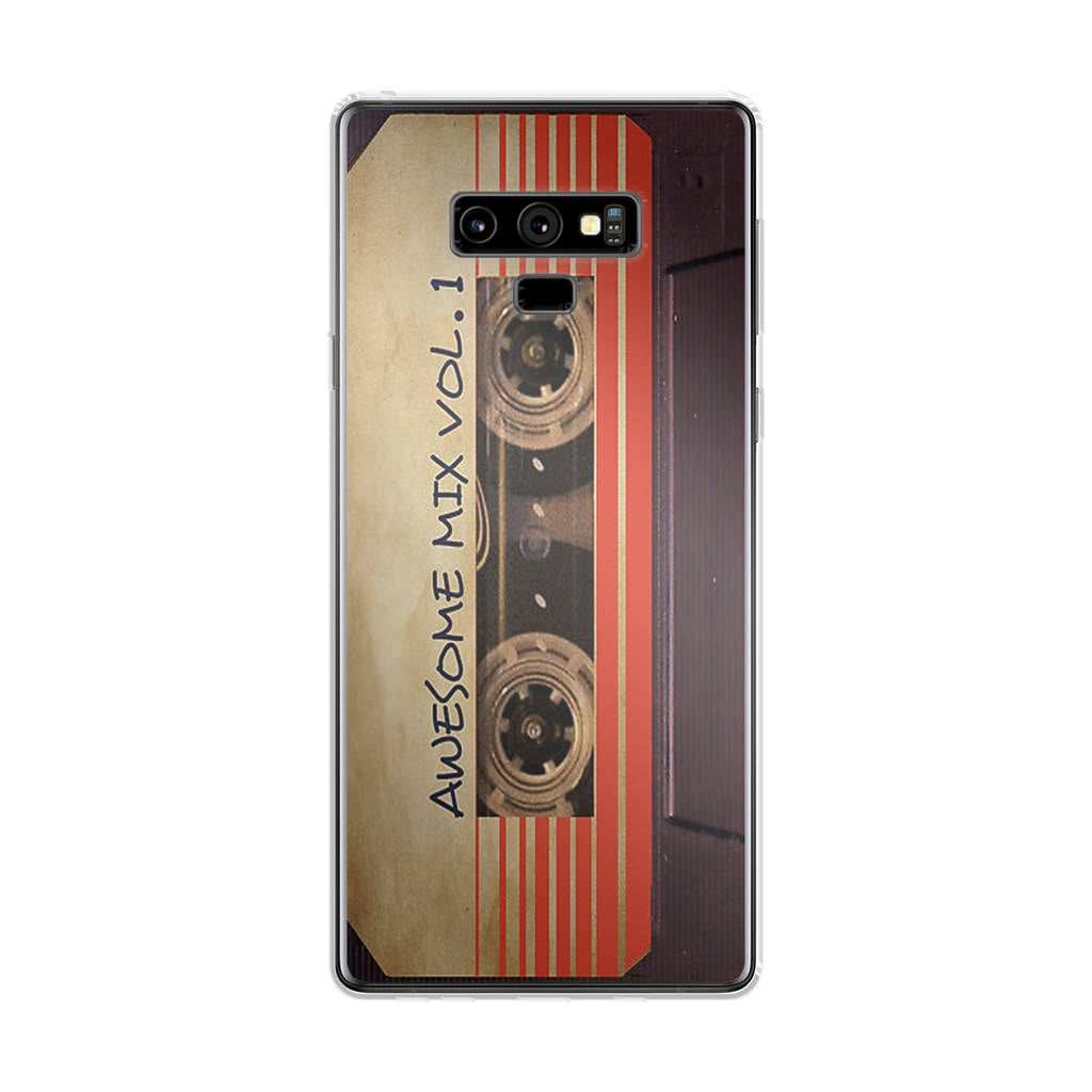 Awesome Mix Vol 1 Cassette Galaxy Note 9 Case