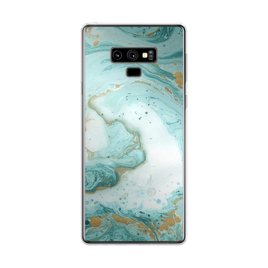 Azure Water Glitter Galaxy Note 9 Case