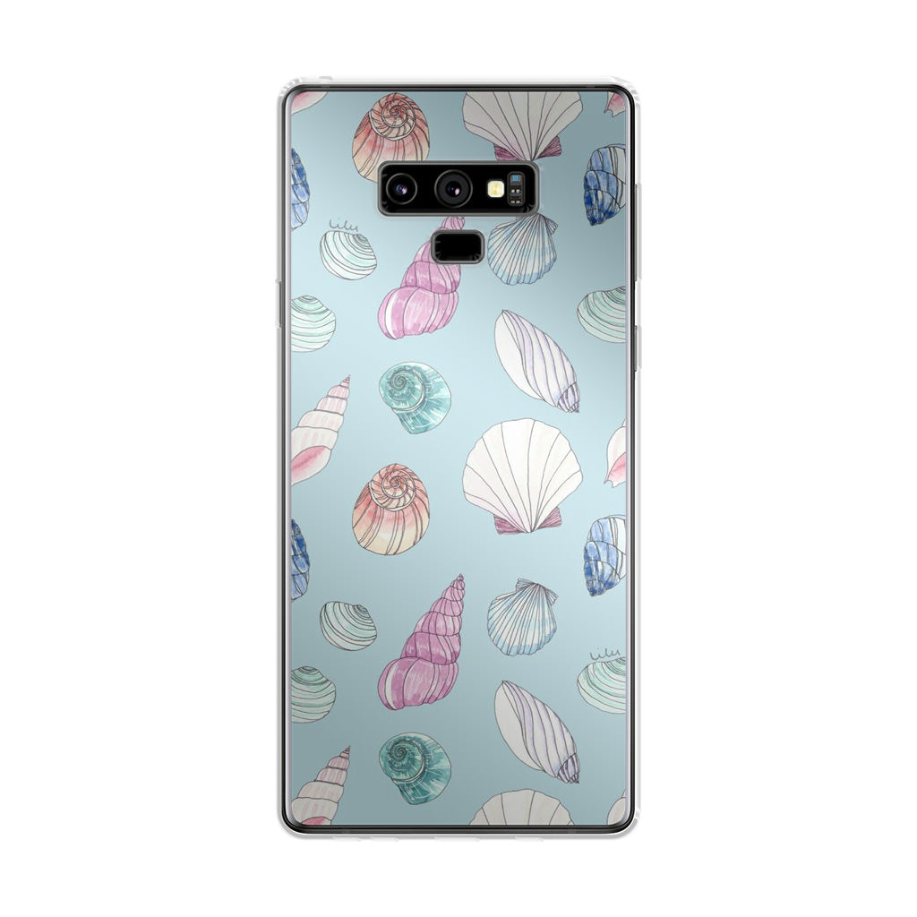 Beach Shells Pattern Galaxy Note 9 Case