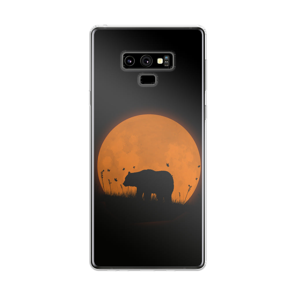 Bear Silhouette Galaxy Note 9 Case