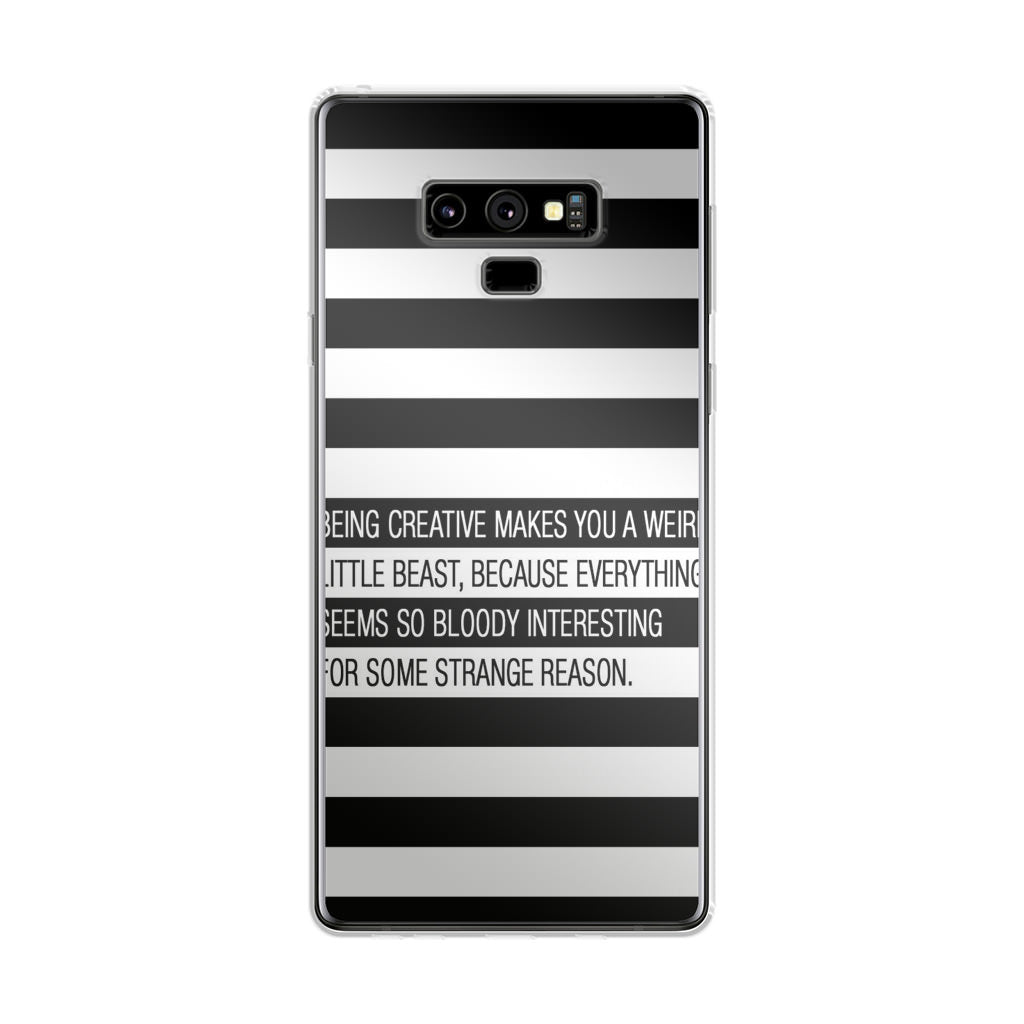 Being Creative Weird Galaxy Note 9 Case