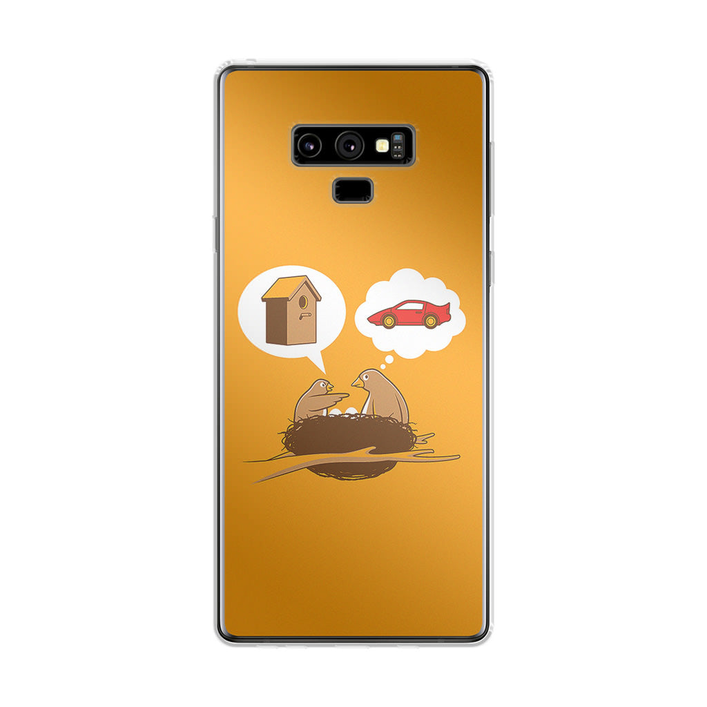 Bird Life Priorities Galaxy Note 9 Case