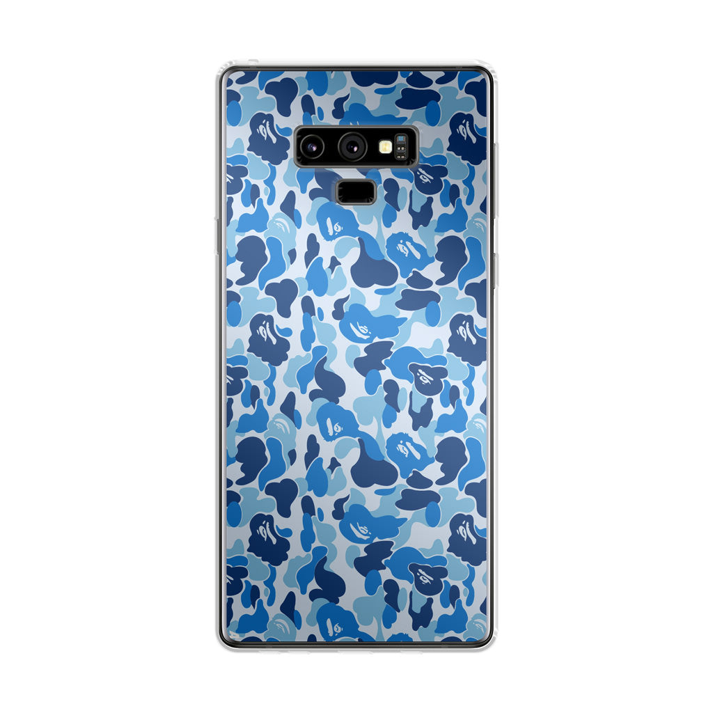 Blue Camo Galaxy Note 9 Case