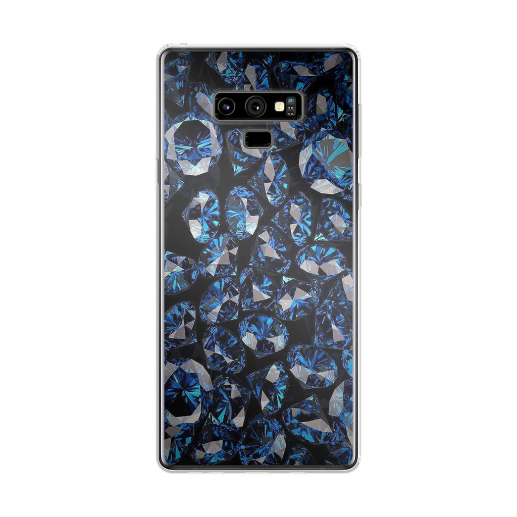 Blue Diamonds Pattern Galaxy Note 9 Case