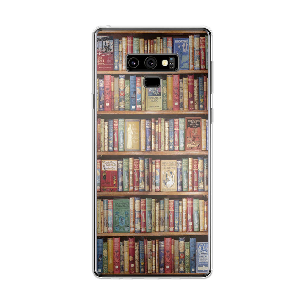 Bookshelf Library Galaxy Note 9 Case