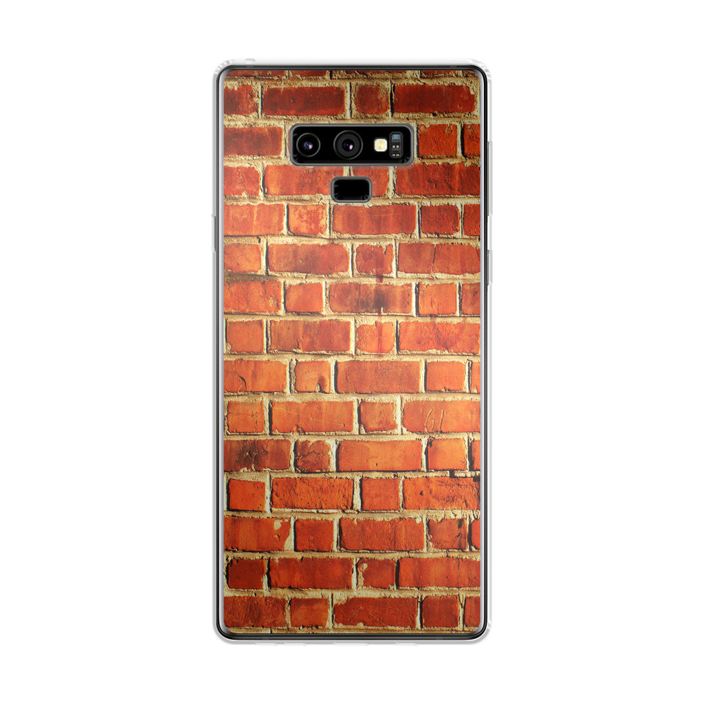 Brick Wall Pattern Galaxy Note 9 Case