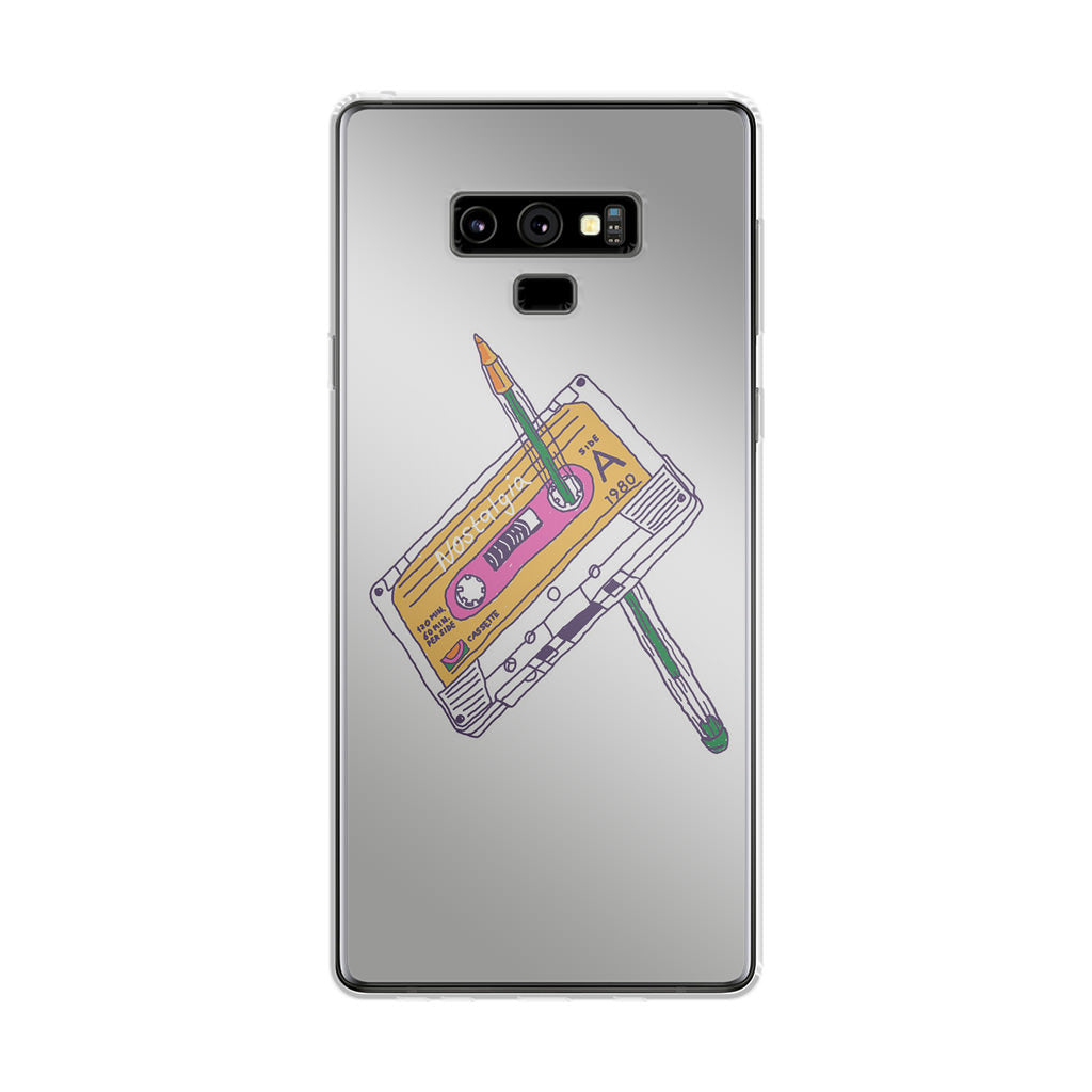 Cassete Tape Old Galaxy Note 9 Case